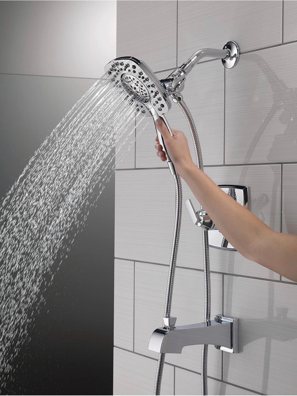 Delta Faucet Ashlyn 17 Series Dual-Function Tub and Shower Trim Kit